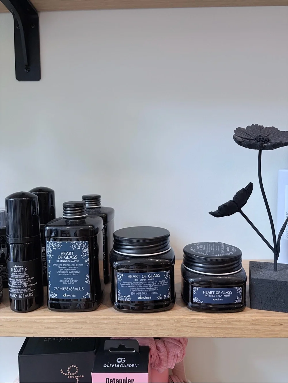 Davines Heart of Glass Collection in Black and Navy
